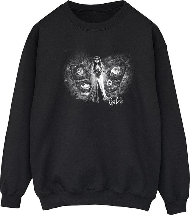 Actual product image Corpse Bride Mens Emily Butterfly Sweatshirt (3XL)