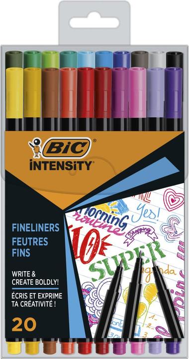 Productafbeelding Bic INTENSITEIT FIJN - fijne pen (Veelkleurig, 20 x)