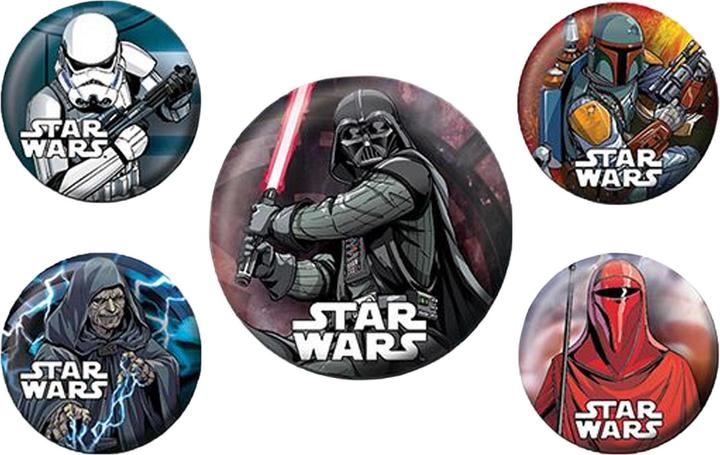 Actual product image Star Wars Dark Side Pin Set 5Pack