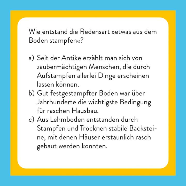 Produktbild Der springende Punkt - Das Sprichwörter-Quiz (Deutsch)