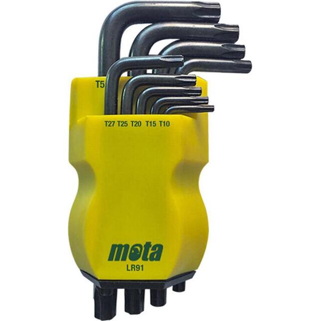 Motta, Chiave esagonale, Torx-Schlüssel-Satz Mota LR91 Tamper 9 Stücke