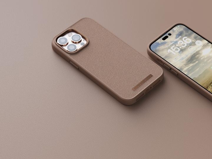 Produktbild Njord Hard-Cover Tonal Case Pink Sand (Apple iPhone 14 Pro Max)