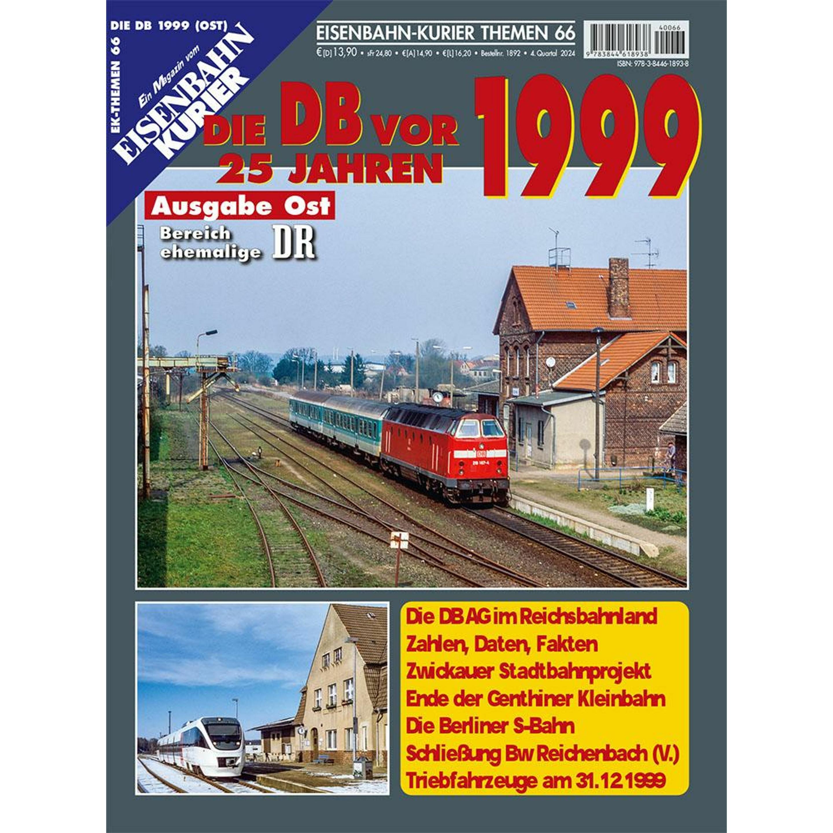 Die DB vor 25 Jahren - 1999 Ausgabe Ost, Ratgeber