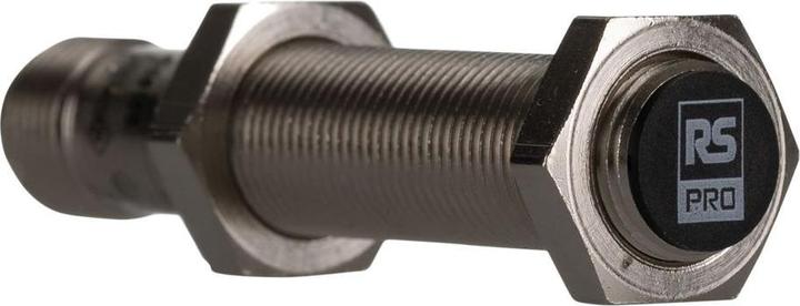 Actual product image RS PRO M12 x 1 Proximity sensor cylindrical PNP 4 mm 10 30 V dc IP68 (Sensor)