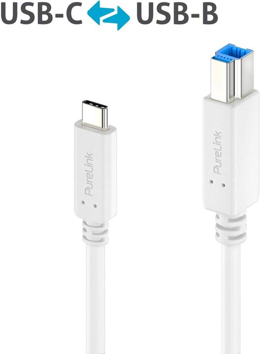 Image du produit Purelink Câble USB-C>B 1,5m (1.50 m, USB 3.2 Gen 1, 15 W)