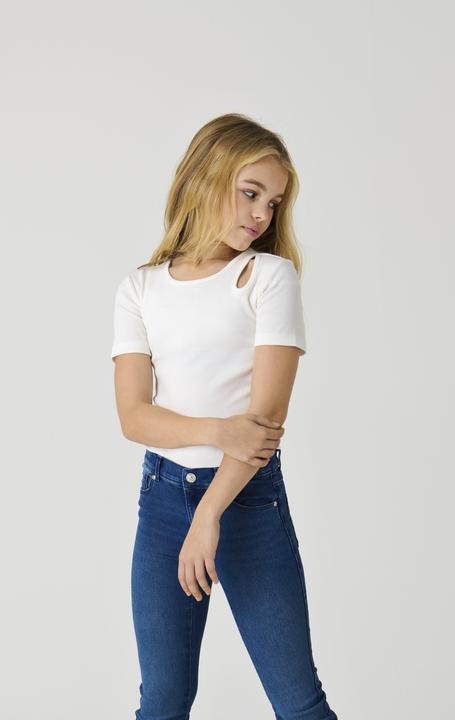 Immagine prodotto Only T-shirt aderente con scollo rotondo (146, 152)