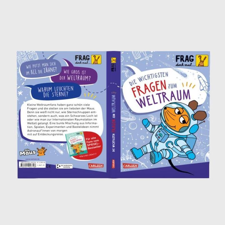 Immagine prodotto Frag doch mal... die Maus: Die wichtigsten Fragen zum Weltraum (Tedesco, Inca Vigh, Linda Hartwig, 2024)