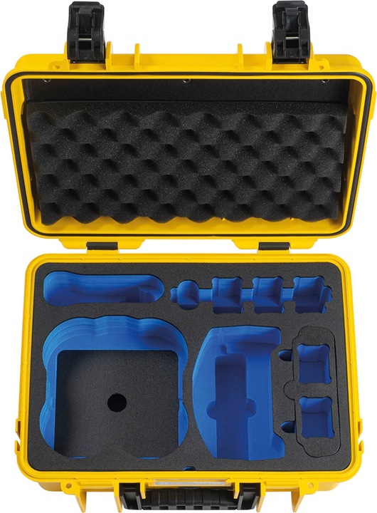 Actual product image B&W International Drone Transport Case Type 4000 for DJI Avata yellow (Drone case, DJI Avata)