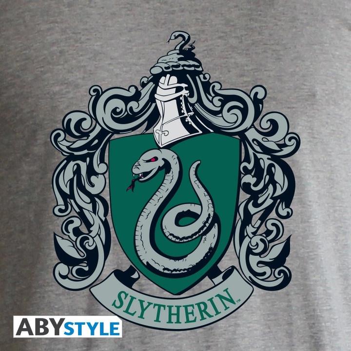 Produktbild ABYstyle HARRY POTTER - Tshirt Slytherin man SS grey green - premium (M)