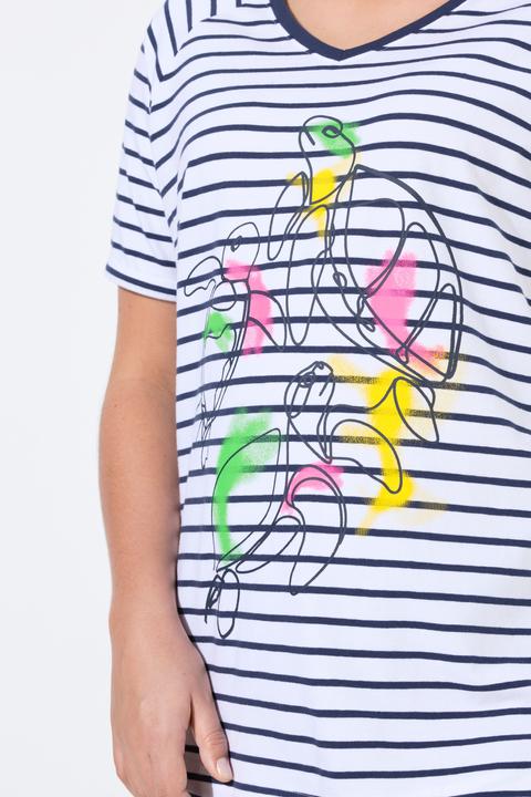 Immagine prodotto Laurasøn T-shirt con scollo a V e mezze maniche (44, 46)