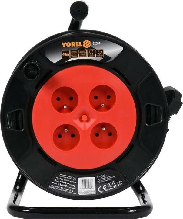 Image du produit Toya Rallonge de 25 m 4 prises de type E Tambour (25 m)