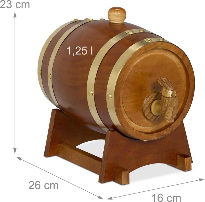 Immagine prodotto Relaxdays Whiskyfass