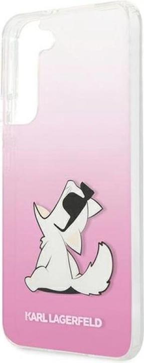 Actual product image Karl Lagerfeld KLHCS22MCFNRCPI S22 + S906 hard case pink (Samsung Galaxy S22+)