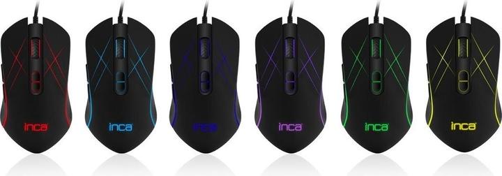 Image du produit Inca 6 LED Softwear/ Souris De Jeu Silencieuse