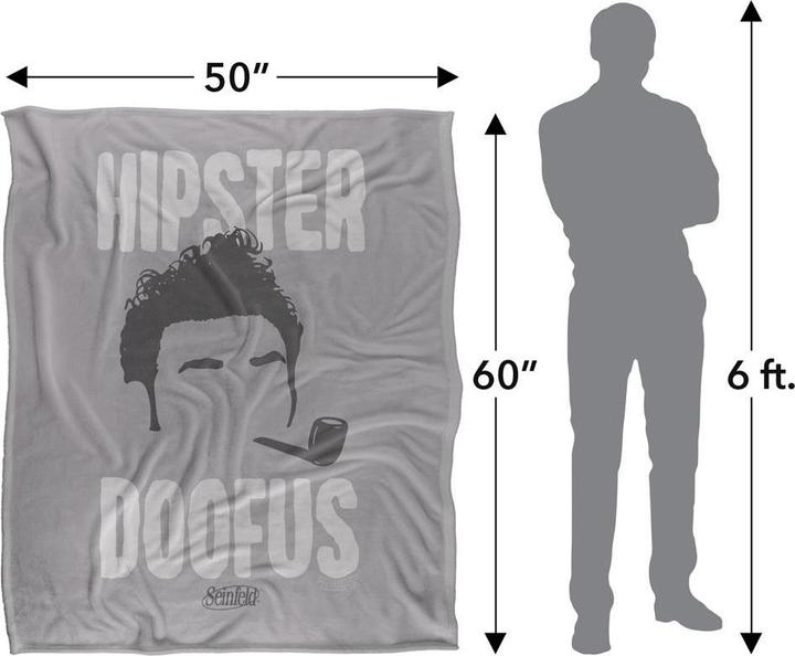Immagine prodotto Hipster Doofus Coperta (152 x 127 cm)