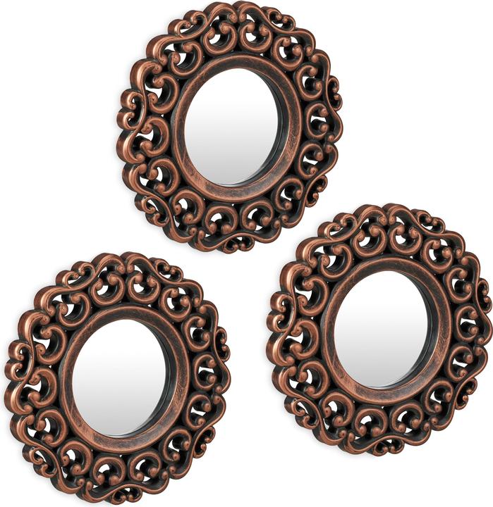 Actual product image Relaxdays 3 x mirror (25 cm)