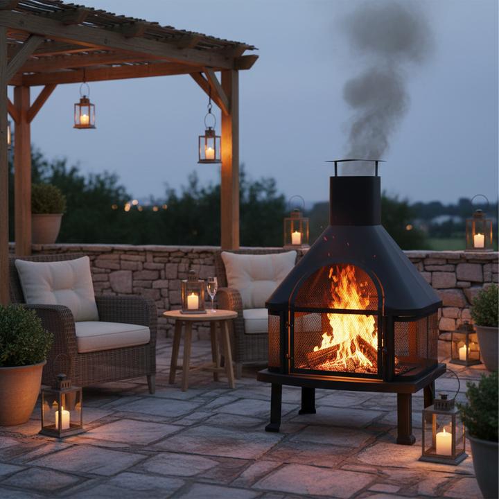 Produktbild Relaxdays Terrassenofen