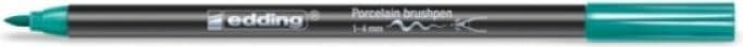 Produktbild Edding Porzellanmalstift Brushpen (Türkis, 4 mm, 1 x)