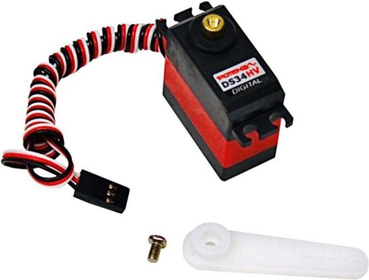 Immagine prodotto Potenza ds34 digitale metal gear mini hv servo 65cm cavo