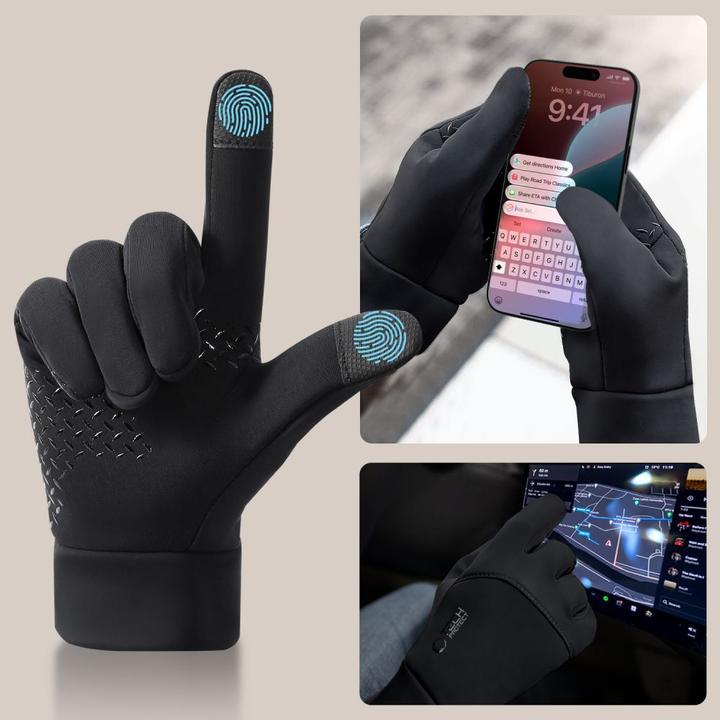 Produktbild Tech-Protect WG01 Gloves with Touch Tips M - Black (M)