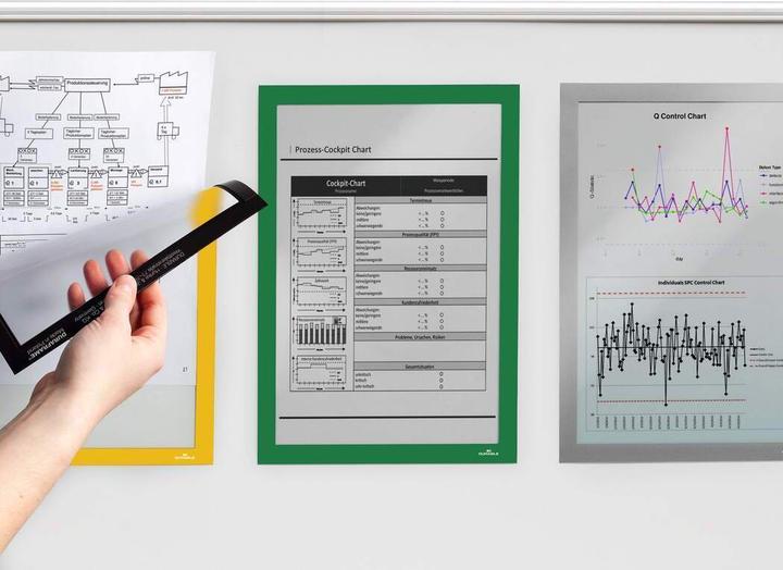 Produktbild Durable 2 Magnetrahmen DURAFRAME® MAGNETIC A4 gelb