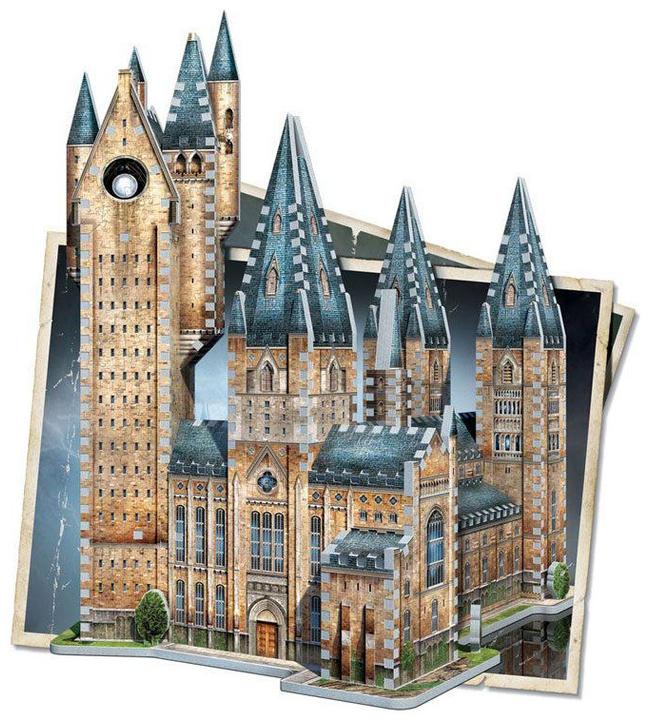 Actual product image Wrebbit 3D Hogwarts Astronomy Tower (875 pieces)