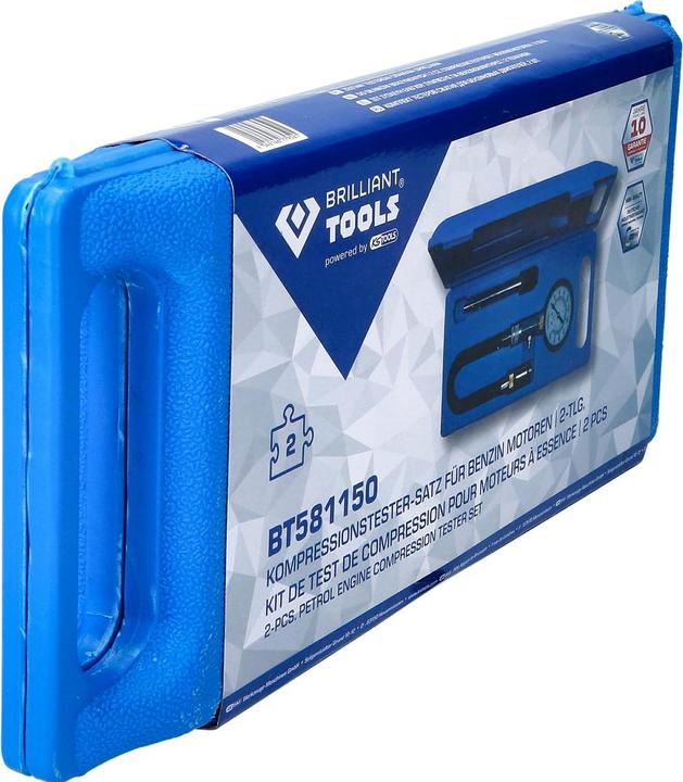 Produktbild Brilliant Tools Kompressionstester-Satz für Benzin Motoren | 2-tlg.