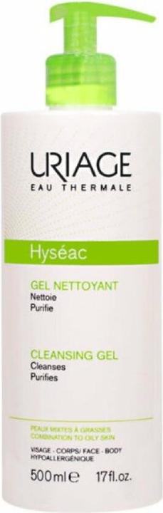 Energy Label Uriage Hyséac Cleansing Gel (Facial cleansing wipes, 500 ml)