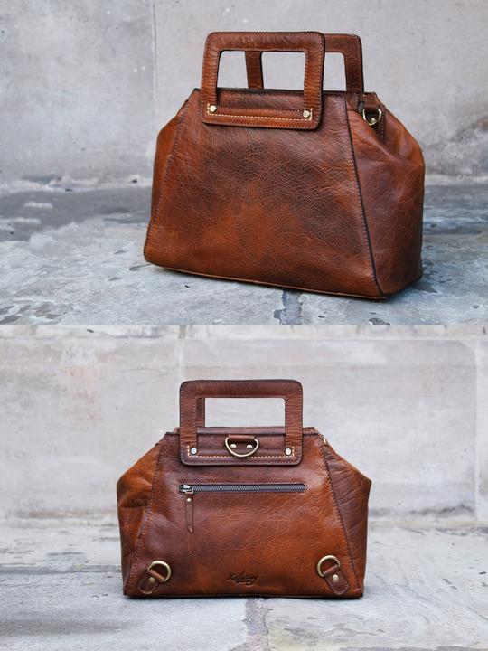 Produktbild Only-Bags.Store Lederhandtasche, Umhängetasche, Top Handle Bag, Weihnachtsgeschenk