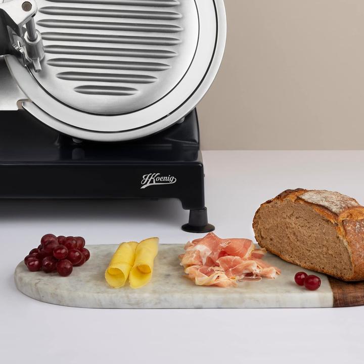 Immagine prodotto H.Koenig Affettatrice multiuso nera 25 cm