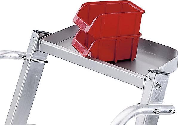 Immagine prodotto Munk Scaletta in alluminio con grande piattaforma (Scala a pioli, 143 cm)