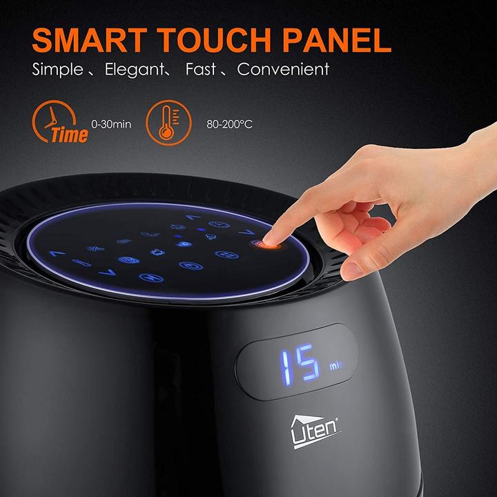 Immagine prodotto Uten Friggitrice ad aria calda, 6,5L- LCD