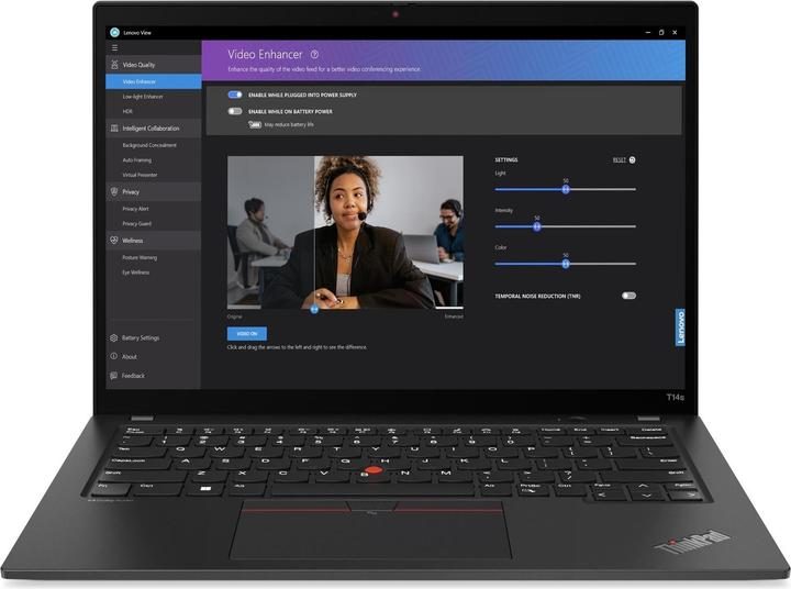 Produktbild Lenovo ThinkPad T14s Gen 4 (14", 512 GB, 16 GB, CH, Intel Core i7-1355U)