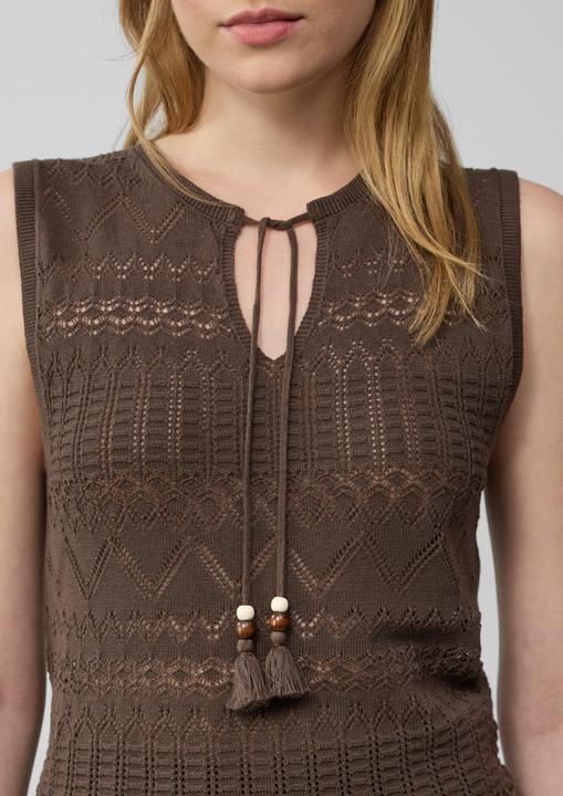 Produktbild s.Oliver Strickpullunder Stricktop im Slim Fit mit Ajourmuster (36)