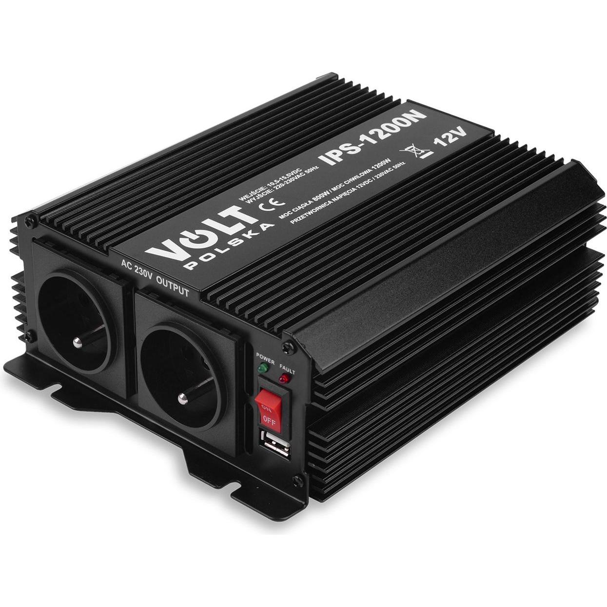 Volt Polska, Convertitore di tensione, VOLTWANDLER POLSKA IPS-1200 12V 230V 800/1200W