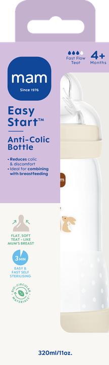 Actual product image MAM - Easy Start Anti-Colic Bottle - Neutral - 320 ml (320 ml)