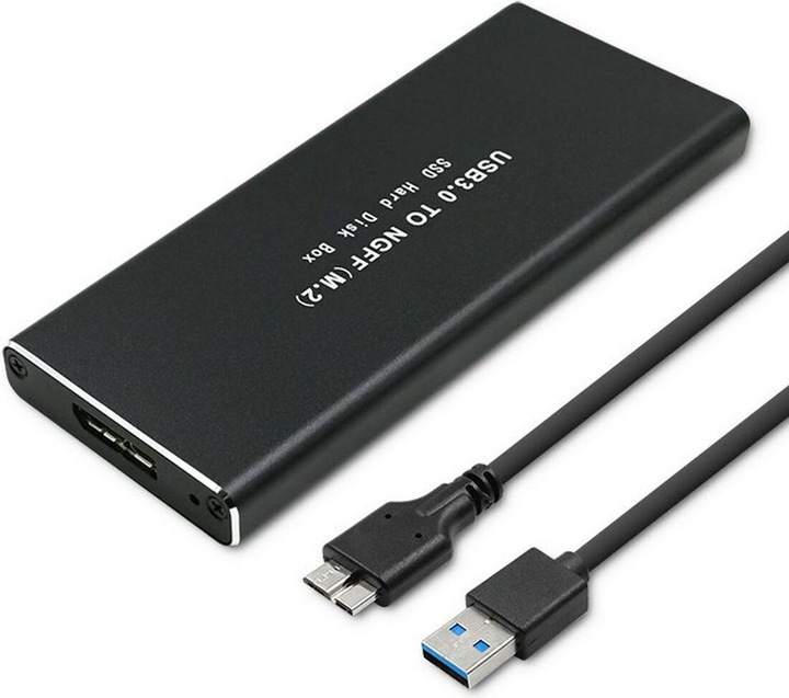 Immagine prodotto Qoltec 51854 Custodia per disco rigido M.2 SATA SSD NGFF USB 3.0 (M.2 2230)