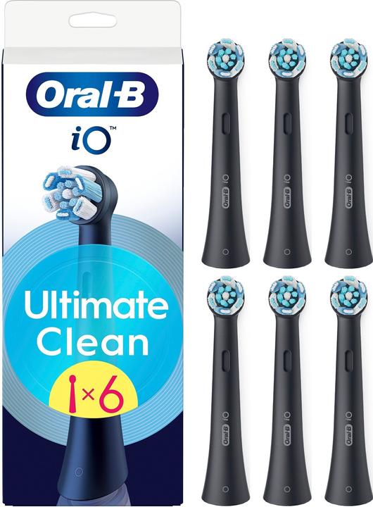 Oral-B iO Ultimate Clean Brush Head, 6 pcs, black (6 x)