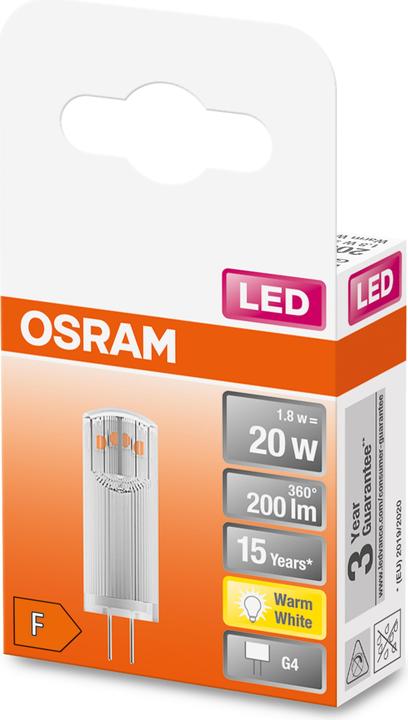 Produktbild Osram Led Pin (G4, 1.80 W, 200 lm, 1 x, F)