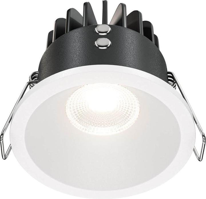 Actual product image Maytoni Zoom LED downlight, recessed light 6W dimmable white IP65 90Ra Ø6mm warm white (420 lm)