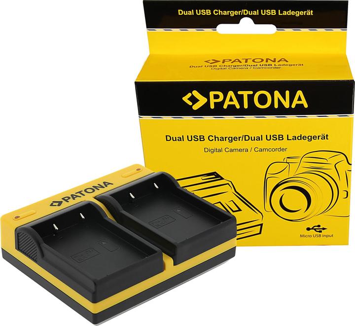 Immagine prodotto Patona Caricabatterie doppio per Olympus OM-1 BLX-1 (Caricabatterie per fotocamere)