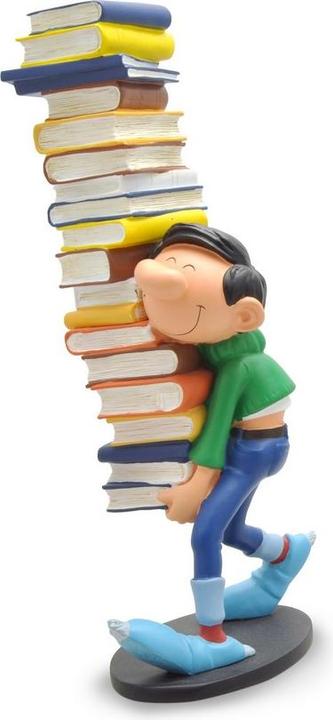Immagine prodotto Plastoy Gaston: Statua di Gaston che regge un mucchio di libri 26 cm (Tedesco)