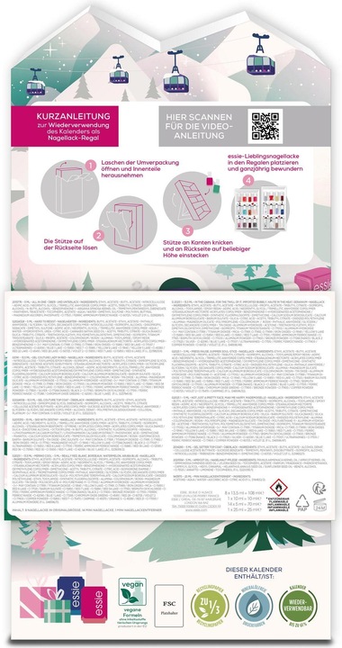 Produktbild Essie Nagellack Adventskalender 2022