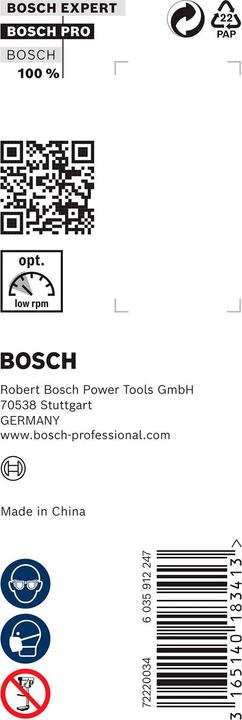 Produktbild Bosch Professional Zubehör PRO Wood Holzschlangenbohrer, 20 x 170 x 235 mm (11.1 mm)