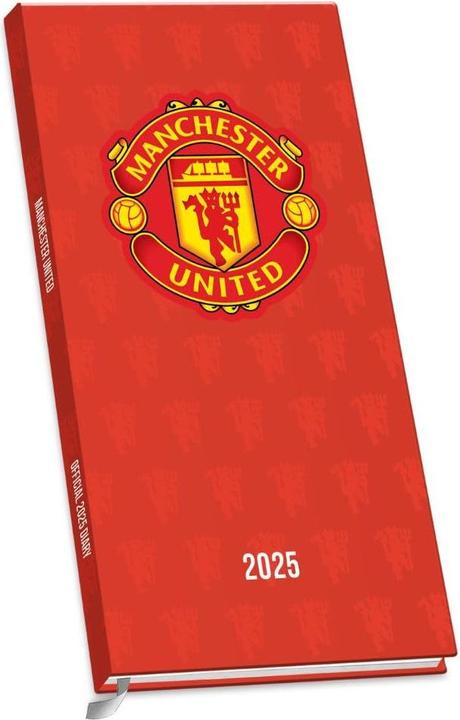 Produktbild Manchester United FC Tagebuch 2025 Schmal