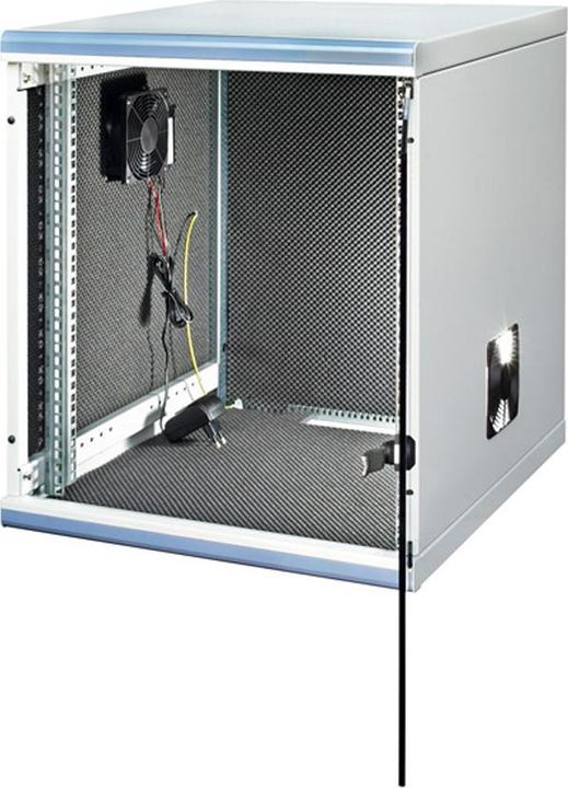 Actual product image Apranet optiRACK "silent" aktiv 12HE, 612x555x600mm, schallgedämmt (12 RU, 19 inch rack)
