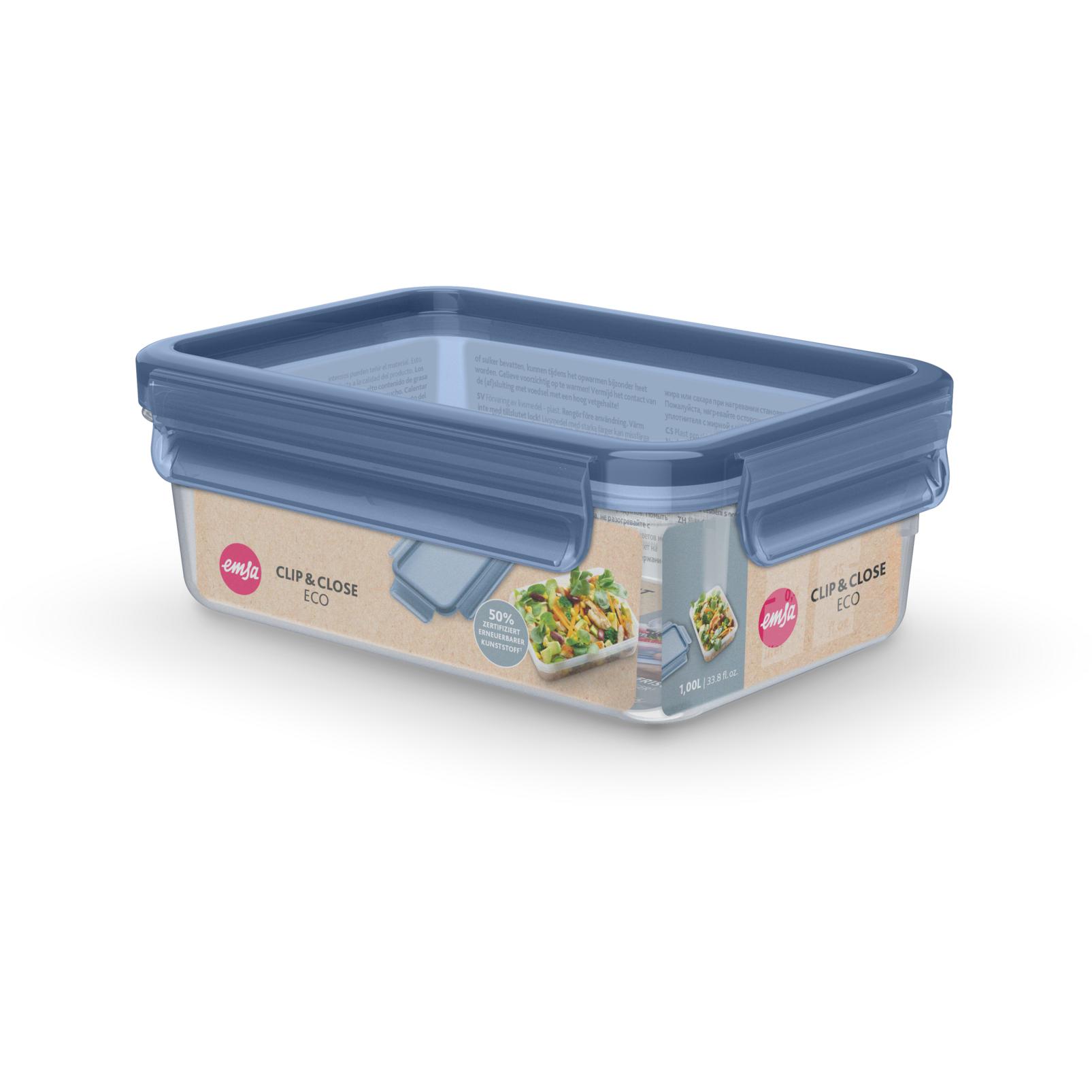 Thumbnail - Emsa Frischhalted.C&C Eco 1l t.blau, Vorratsbehälter, Transparent