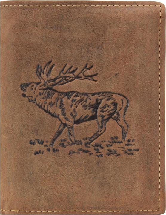 Produktbild Greenburry Vintage Hirsch Geldbörse Hirsch Leder 9,5 cm