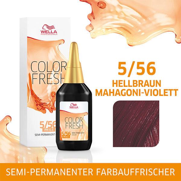 Produktbild Wella Color Fresh Acid (5/56 hellbraun mahagoni-violett)
