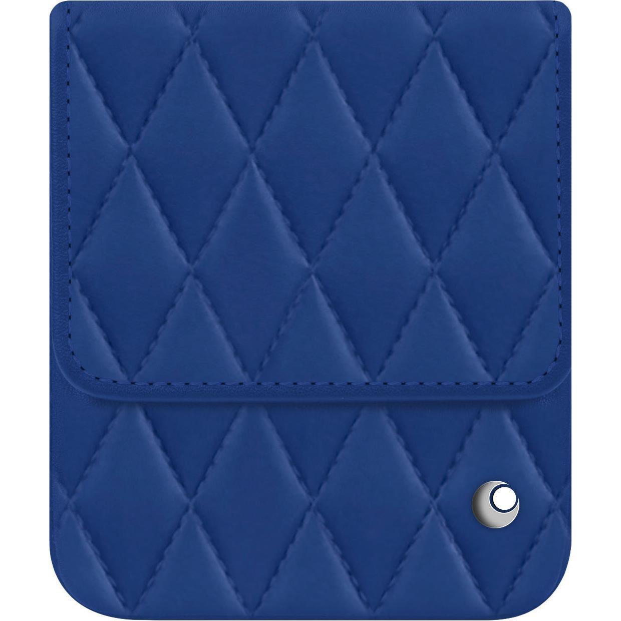 Thumbnail - Noreve Lederschutzhülle (Samsung Galaxy Z Flip6), Smartphone Hülle, Blau